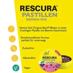 Bachblüten Original Rescura Pastillen Beeren-Mix, 50 g