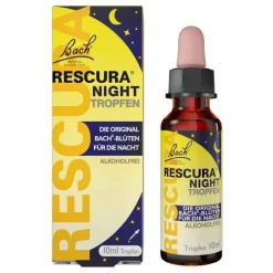 Bachblüten Original Rescura Night Tropfen alkoholfrei, 10 ml