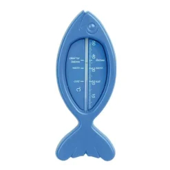 New Badethermometer Fisch blau 1, 1 St Badethermometer