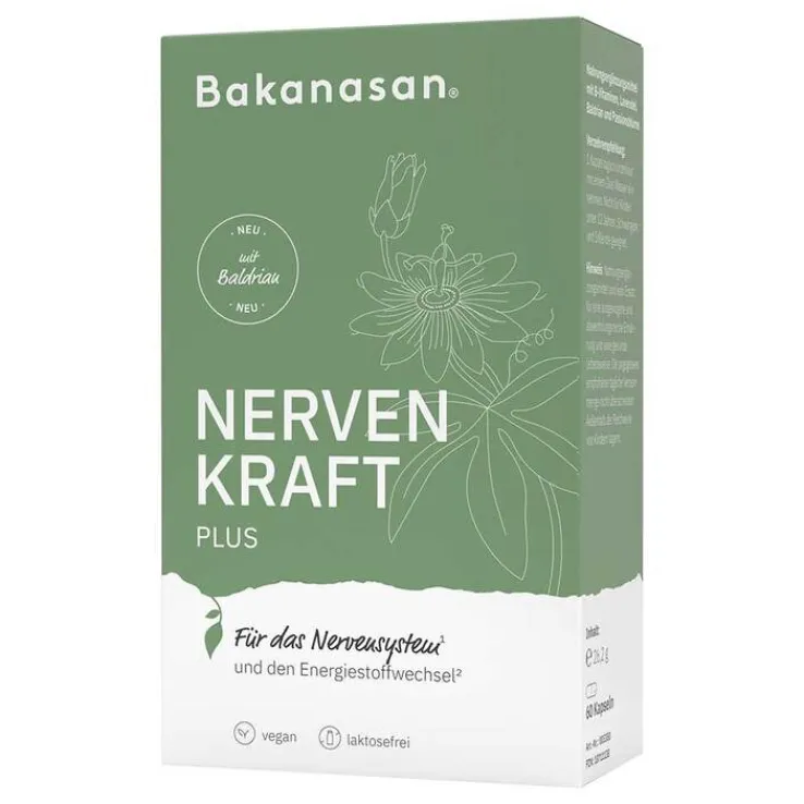 Bakanasan Nervenkraft Plus Kapseln, 60 St