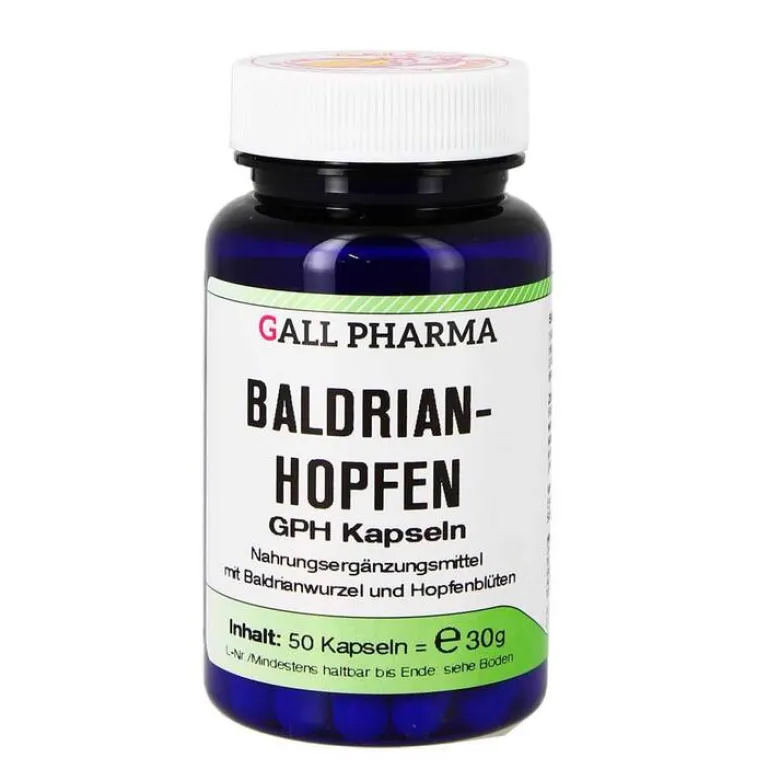 Hecht Pharma Baldrian Hopfen GPH Kapseln, 50 St