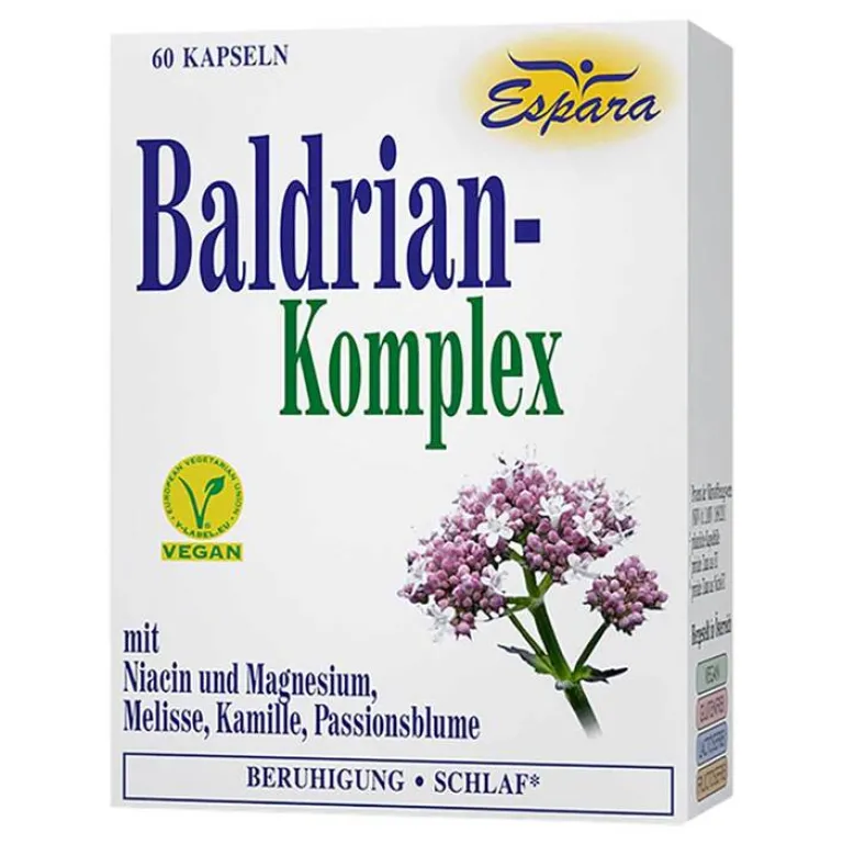 Hot Baldrian-Komplex Kapseln, 60 St Hirnleistung & Nerven