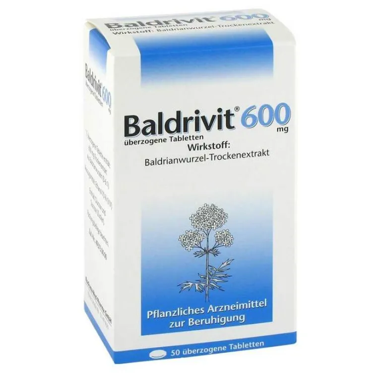 Discount 600 mg überzogene Tabletten, 50 St Baldrian|Beruhigungsmittel