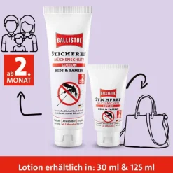 Ballistol Stichfrei Mückenschutz Lotion Kids & Family, 125 ml