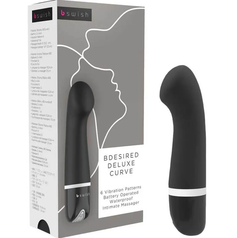 Clearance Bdesired Deluxe Curve Black, 1 St Vibratoren Und Toys