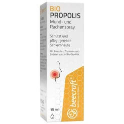 Beecraft Propolis Mund- und Rachenspray, 15 ml