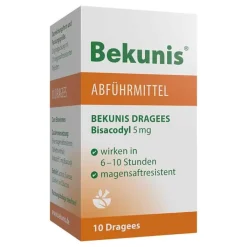 Bekunis Dragees Bisacodyl 5 mg, 10 St