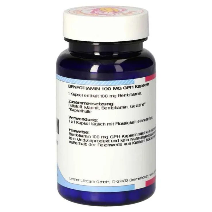 Benfotiamin 100 mg GPH Kapseln vet. (für Tiere), 60 St