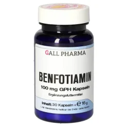 Best Benfotiamin 100 mg GPH Kapseln vet. (für Tiere), 30 St Vitamine-Mineralstoffe