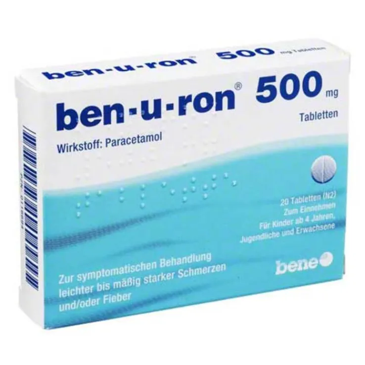 Ben-U-Ron 500 mg Tabletten, 20 St