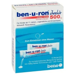 Sale Ben-u-ron direkt 500 mg Granulat Erdbeer / Vanille, 10 St