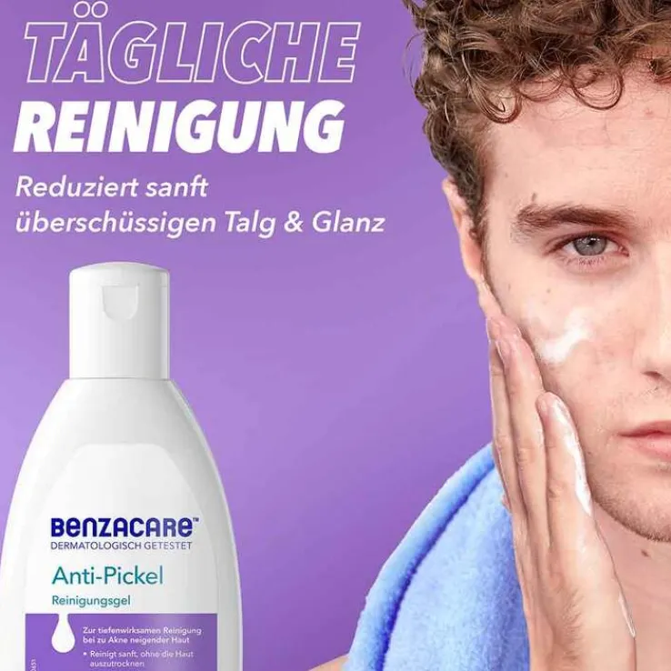 Benzacare Anti-Pickel Reinigungsgel, 120 ml