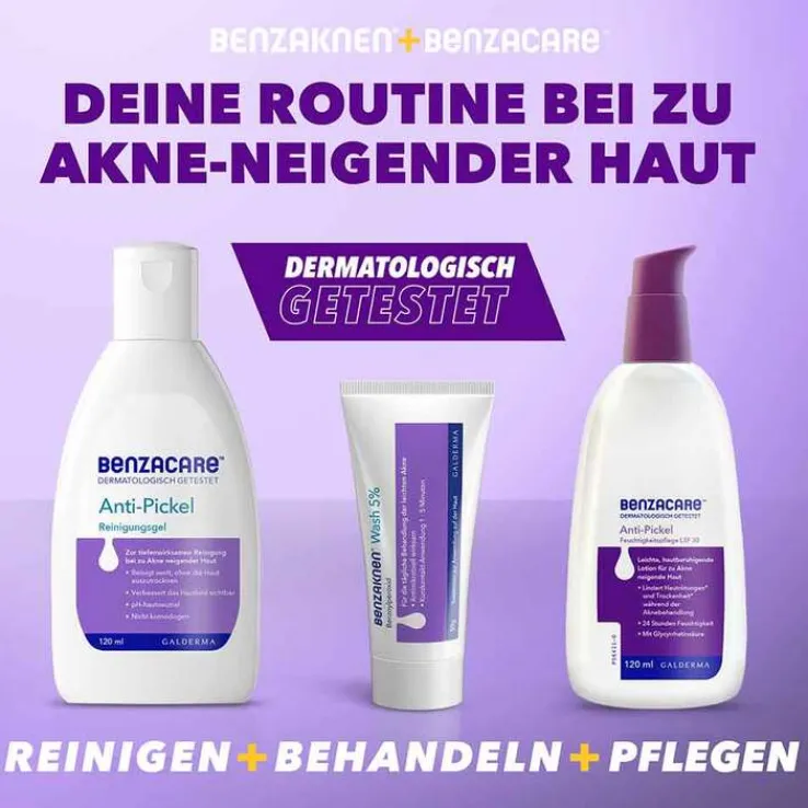 Benzacare Anti-Pickel Reinigungsgel, 120 ml