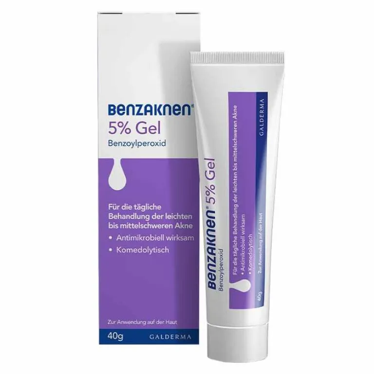 Sale Benzaknen ® 5% Gel bei leichter bis mittelschwerer Akne, 40 g