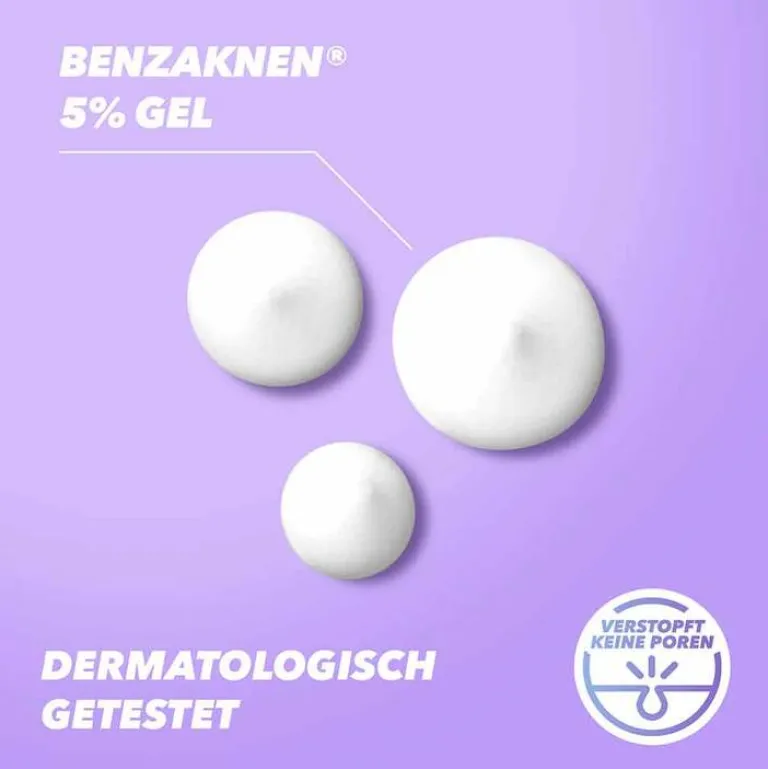 Online Benzaknen ® 5% Gel bei leichter bis mittelschwerer Akne, 15 g