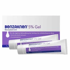 Clearance Benzaknen ® 5% Gel bei leichter bis mittelschwerer Akne, 2X40 g