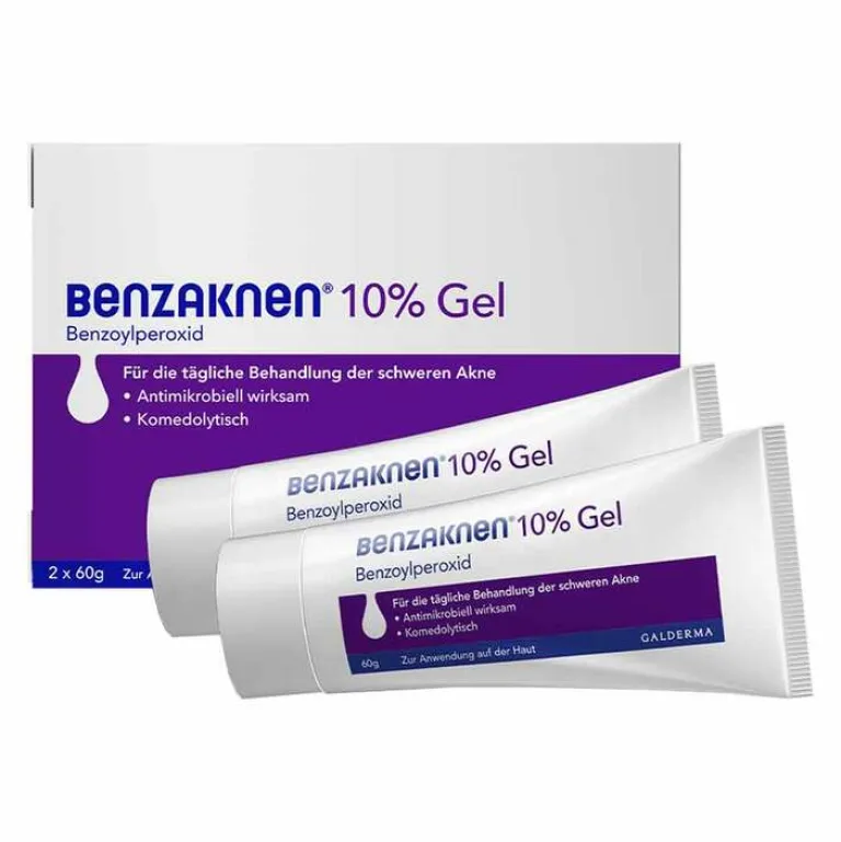 Discount Benzaknen ® 10% Gel bei mittelschwerer bis schwerer Akne, 2X60 g