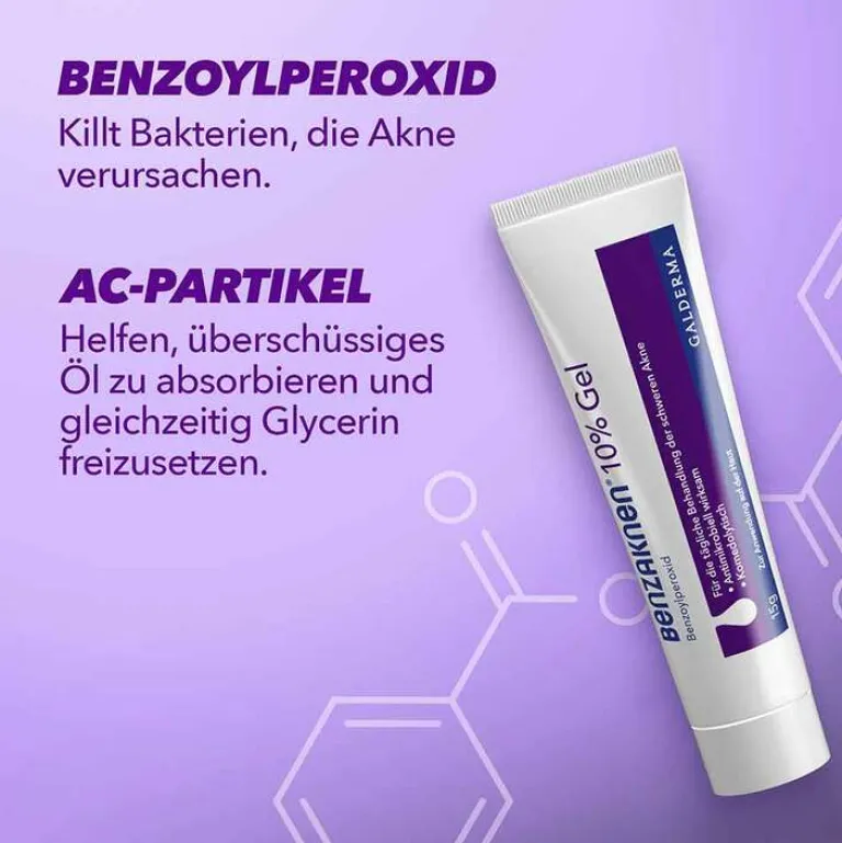 Discount Benzaknen ® 10% Gel bei mittelschwerer bis schwerer Akne, 2X60 g
