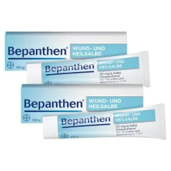 Clearance Bepanthen Wund- und Heilsalbe bei oberflächlichen Hautverletzungen, 2x100 g