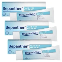 Hot Bepanthen Wund- und Heilsalbe bei oberflächlichen Hautverletzungen, 3x50 g
