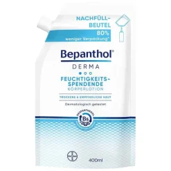 New Bepanthol Derma feuchtigkeitsspendende Körperlotion Nachfüllbeutel, 1X400 ml
