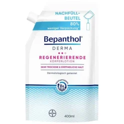 Bepanthol Derma regenerierende Körperlotion Nachfüllbeutel, 1X400 ml