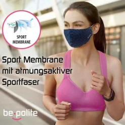 New Maske antibakteriell waschbar , 1 St Mundschutz