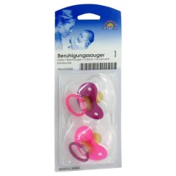 New Babyfrank Beruhigungssauger Kirsche Latex, 2 St