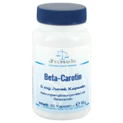 New Beta Carotin 5 mg Junek Kapseln, 60 St Vitamin A (Retinol)