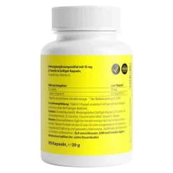 Best Beta Carotin Natural 15 mg Zeinpharma Weichkapseln, 90 St Vitamin A (Retinol)