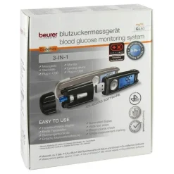 Beurer GL50 mg / dl Blutzuckermessgerät schwarz, 1 St