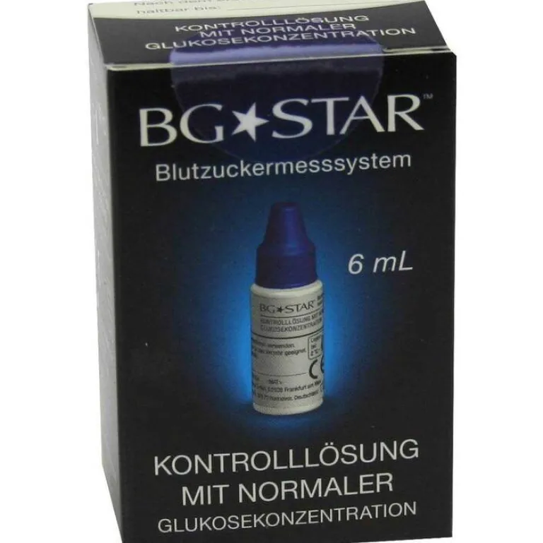 Hot BG Star Bgstar Kontroll Lösung normal, 6 ml