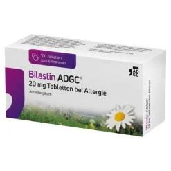 Online Bilastin 20 mg Tabletten bei Allergie, 100 St Bilastin|Allergie Tabletten
