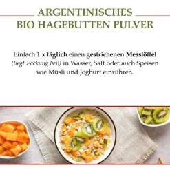 Best Bio Hagebutten Pulver, 250 g Hagebuttenpulver|Sonstige Bio Produkte