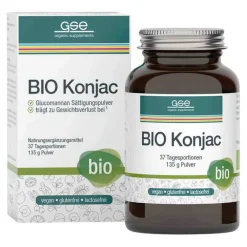 Outlet Bio Konjac Glucomannan Sättigungspulver, 135 g Sonstige Bio Produkte