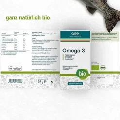 Bio Omega 3 Fischöl Kapseln, 90 St
