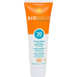 New Biosolis Bio Sonnencreme Gesicht Anti-Aging LSF 30 , 50 ml