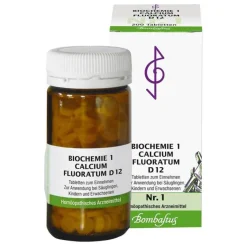 Hot Bombastus Biochemie 1 Calcium fluoratum D 12 Tabletten, 200 St
