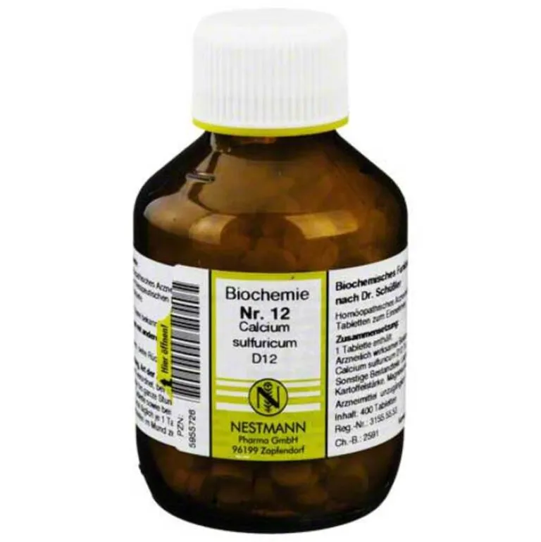 Clearance Biochemie 12 Calcium sulfuricum D 12 Tabletten, 400 St Salze 1-12|D 12