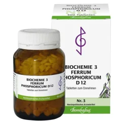 Discount Biochemie 3 Ferrum phosphoricum D 12 Tabletten, 500 St Salze 1-12|D 12