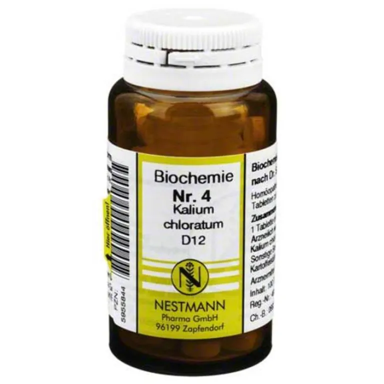 Hot Nestmann Biochemie 4 Kalium chloratum D 12 Tabletten, 100 St