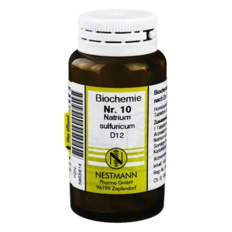 New Biochemie 10 Natrium sulfuricum D 12 Tabletten, 100 St D 12
