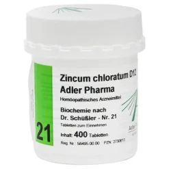 Outlet Biochemie 21 Zincum ch, 400 St Salze 13-24