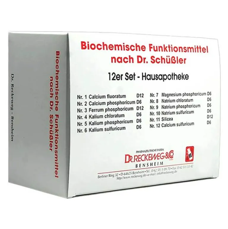 Hot Biochemie 12er Set Hausapotheke, 12X200 St Sets|Homöopathische Hausapotheken