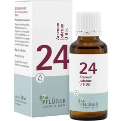 Pflüger Biochemie 24 Arsenum jodatum D 6 Tropfen, 30 ml