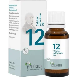 Biochemie Pflüger 12 Calcium sulfuricum D 6 Globuli , 15 g