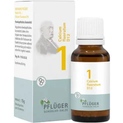 Clearance Pflüger Biochemie 1 Calcium fluoratum D 12 Globuli, 15 g