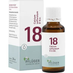 Biochemie Pflüger 18 Calcium sulfuratum D 6 Tropfen, 30 ml