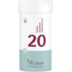 Biochemie Pflüger 20 Kalium aluminium sulfuricum D 6 Tabletten, 400 St