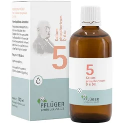 Biochemie Pflüger 5 Kalium phosphoricum D 6 Tropfen, 100 ml